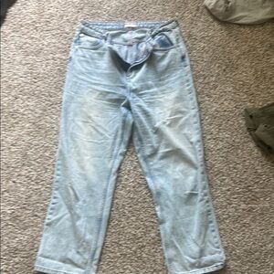 We The Free Blue Boyfriend Jeans Classic Style